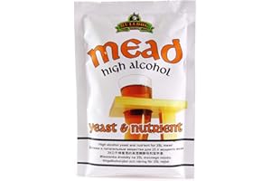 Bulldog Trocken Methefe + Hefenährsalz 28g/25L - Honigwein Hefe | Metwein | Weinhefe | Hefe Weißwein und Rotwein Naturhefe