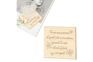 JOYRNALK Regalo Donna,Idee Regalo Donna,Regalo Amica,Regalo Amica Natale,Regalo Uomo Originale Utile,Regali Donna Natale,Regalo Fidanzato,Sottobicchieri,Frasi Motivazionali Regalo,Regalo Natale Donna