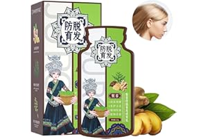 Ninnyi Ginger Plant Extract Anti-Hair Loss Hair Shampoo, Ginger Shampoo Promotes for Hair Growth