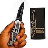 PANCA Star Shield Multipurpose Knife | Compact Carbon Steel Utility Knife for Kitchen, Home & Office Use | Manual Cutting Too