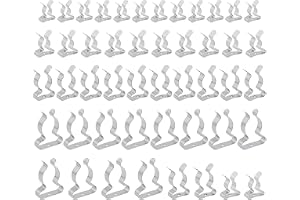 Spring Terry Clips 48-pack, blandade slitstarka verktyg förvaringsklämmor för skjul, garage, verkstad, organiseringshållare s