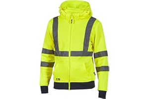 Upower - Sweat-Shirt Jaune Haute visibilité zippé Melody L - Jaune