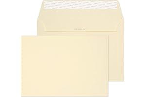 Blake Business C6 114 x 162 mm 120 gsm Peel & Seal Wallet Envelopes (64155) Cream Wove - Pack of 50