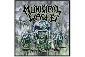 ROCK OFF OFFICIALLY LICENSED PRODUCTS Municipal Waste Slime And Punishment Patch multicolour