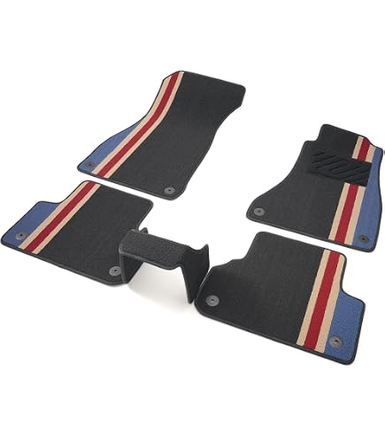 Matwise OEM Quality Velour Carpet Mats For Audi A5 / S5 Sportback (2018-2025 F5A) - 4-Piece Set, Black
