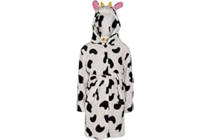 A2Z 4 Kids Uniseks super delikatna bursztynowa żyrafa 3D zwierzę detal szlafrok sukienka sukienka bielizna nocna z włókniny z kapturem sukienka dla dziewcząt i chłopców dzieci prezent dla dzieci w wieku 2-13 lat