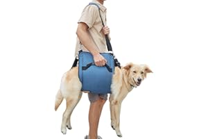 COODEO Chusta do noszenia psa, plecak awaryjny, wsparcie nóg zwierząt domowych, uprząż do przycinania paznokci, nosidełko dla starszych psów, urazy stawów, zapalenie stawów, schody w górę i w dół