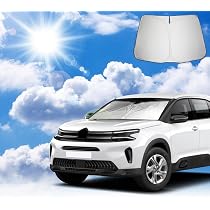 Pare-soleil Sur Mesure Citroën C5 Aircross 2019+ - Portes Arrière - Noir - Protection Soleil Et Insectes