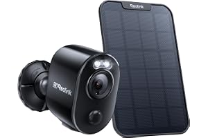 Reolink Smart Säkerhetskamera Utomhus Trådlös, 5MP Färg Mörkerseende, Person/Fordon Smart Detektering, 2,4/5Ghz Dubbelband Wi