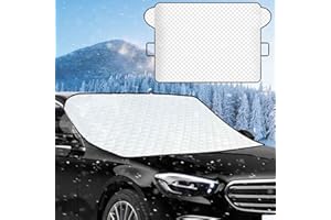 LXYYDS Copri Parabrezza Auto Ghiaccio,Telo Parabrezza Auto antigelo, Copertura Auto per Esterno, Copertura Parabrezza Auto, Protezione da Sole, Foglie, Gelo, Neve, Adatta Maggior Parte di Auto