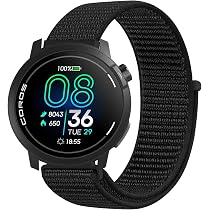 GIOPUEY Nylon Armband Für COROS Pace Pro | Geflochten, Elastisch, Pink | Unisex-Ersatzarmband