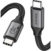 Silkland USB-C 80Gbps to Thunderbolt 5 Cable 1M, USB-IF Certified | Up to 120Gbps with Bandwidth Boost, 16K/Dual 8K, Fast Cha