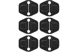 OUKENS Pokrywa zamka drzwi, 6 szt. Dekoracja zamka drzwi samochodu Tapicerka pasuje do Jeep Wrangler JL JLU Sports Sahara Freedom Rubicon