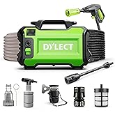 DYLECT Ultra Clean Plus High Pressure Car Washer Pump, 1800 Watts Motor, 130 Bars Pressure, 6.5L/Min Flow Rate, 5m Outlet Hos
