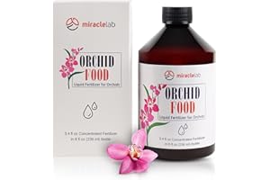 MIRACLE LAB Gebrauchsfertiger Orchideendünger - Spezielle Formel mit natürlichen Bio-Zutaten (2 oz konzentriertes Orchideenfutter)