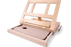 ARTISTIK Desk Easel - Table Desk Top Easel Box with Art Supply Storage Drawer, Adjustable Easel for Painting, Drawing & Sketching