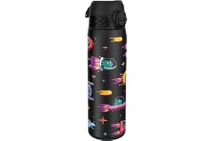 ION8 Lätt Stål Vattenflaska, 600 ml/20 oz, Oisolerad, Läcksäker, Lätt att Öppna, Säkert Lås, Diskmaskinssäker, Hygieniskt Loc