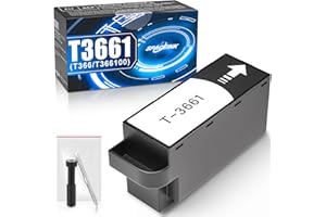 Spaceink T3661 Wartungsbox Kompatibel für Epson(C13T366100) XP-6000 XP-6100 XP-6005 XP-8500 XP-8600 XP-8700 XP-8800 XP-8505 XP‑8605 XP-15000 XP-970 XP-6105 Drucker wartungskit, Wartungskasten T366100