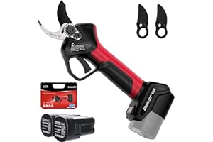 Laecabv 28mm Forbici Potatura Elettriche Forbici e cesoie per potatura Con 2pcs 2000mAh Batteria per Potatura Giardino Albero da Frutta Delle Viti