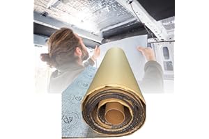 Shield Autocare 10mm (10m x 1m) Self Adhesive Van Insulation & Soundproofing for Campervans, Van Conversions, Cars, Shed, Loft, Garage, Underfloor Thermal Laminate Underlay, Thick Reflective Foil Roll