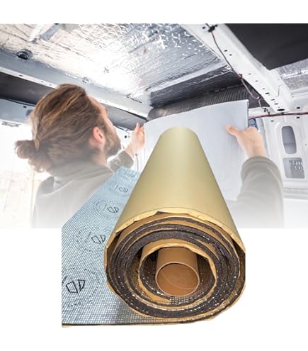 10m X 1m Car Sound Deadening Mat – 6mm Closed Cell Foam, Self-Adhesive