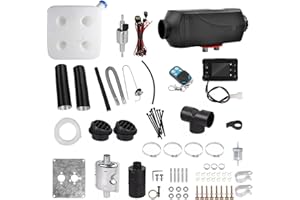 SPORTS FLYFREE 12V 2KW Diesel Air Heater, Diesel Night Heater with Remote Control And LCD Monitor for RV Truck, Bus, Boat, Touring Car, Caravans, Motorhomes