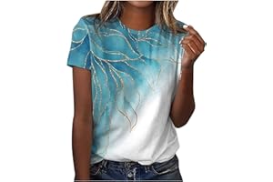 FunAloe Sweatshirt for Women Shirts Short Sleeve Trendy Tops s Crewneck Casual Printing Loose T Shirt Pullover Ladies Pullover T Shirt Top ing Loose Pullover