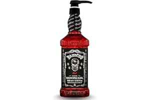 BANDIDO Red Gel de Rasage 1000ml | Soins de la barbe pour hommes | Gel Professionnel pour Barbe Précise | Soin et Hydratation de la Peau | Alternative à la Mousse à Raser
