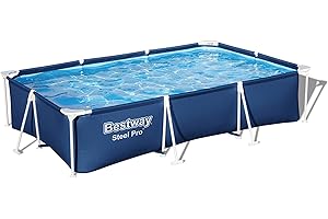 Bestway Steel Pro | Metal Frame Above Ground Pool, Family Outdoor Pool 9.10ft