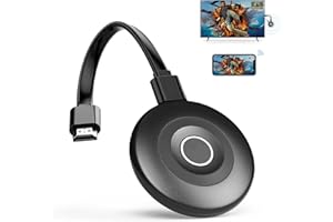 Wireless HDMI Dongle 4K Output, 5G Kabellos HDMI Airplay Display Adapte, Plug & Play, Miracast Wi-Fi Dongle Screen Mirroring Video Audio für Phone i-OS Android Pad DLNA Mac PC zu TV Monitor Projektor