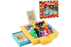 RAUWSEUL Gioco di logica con puzzle, auto con blocco del traffico, giocattolo educativo STEM per bambini e bambine dai 5 anni in su, 120 livelli di sfida selezionati, concentrazione e sviluppo intellettuale