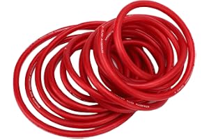 CHICIRIS 4 AWG Kabel CCA 25ft Batterikabel Mjuk Touch Ström och Jordning