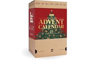 GROWER'S CUP Coffee Advent Calendar 2025 for Men & Women - Experience 25 Finest Coffees of The World | Christmas Calendar for Adults | Christmas Coffee Gifts for Men & Women with Unique Coffeebrewers