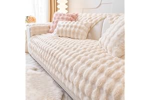 YWQJL Housse Canapé d'angle 4/3/2/1 Places Couvre Canape avec Accoudoirs Couvre Canape avec Accoudoirs Matelassée Protection Canapé Anti-Taches en Forme de L,#32-70x70cm