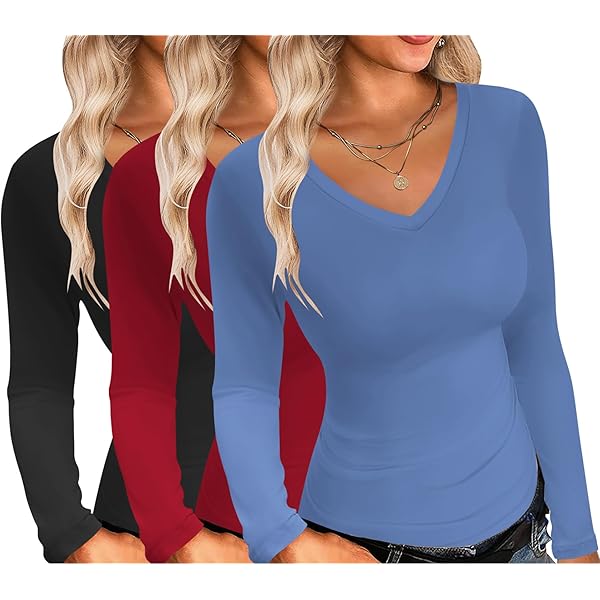 Ekouaer Thermo-T-shirt voor dames, lange mouwen, ronde hals, elastisch, nauwsluitend, met binnenlaag, XS-XXL, Zwart*2, S