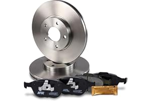 ATEC GERMANY Juego de frenos eje delantero incl. discos de freno Ø 278 mm ventilados + pastillas de freno delanteras Compatible con FORD TOURNEO CONNECT,TRANSIT CONNECT (P65_, P70_, P80_)
