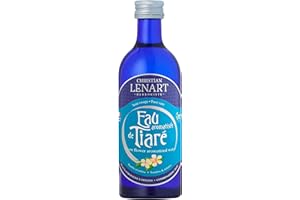 CHRISTIAN LENART - Eau aromatisée de Tiaré 200 ml - 98% d'ingrédients d'origine naturelle - Adoucissante et Rafraîchissante - Fabrication Française
