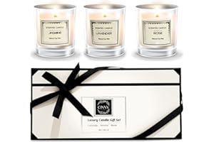 GINNY ORGANICS Candles Gifts for Women, Scented Candles Gift Sets, Perfect for Birthdays, Valentine's Day, Mother's Day, Christmas, Yoga, Spa