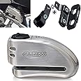 Artago 32S1 Anti-Theft Disc Lock 120 dB High-End and Support for BMW Gs R1250Gs, R1200Gs, F850G, Stainless Steel, Alarm 15mm