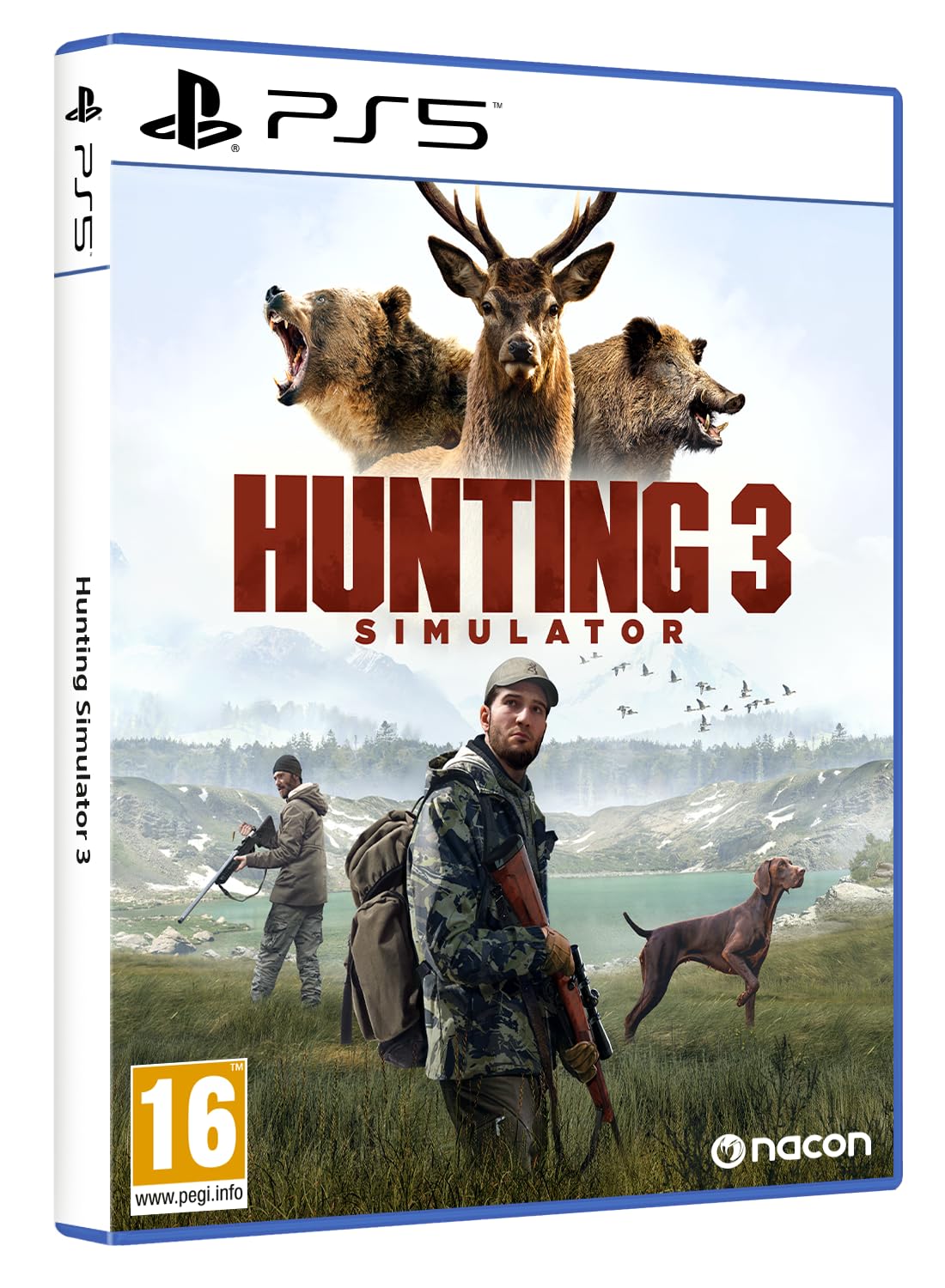 Carátula de Nacon Hunting Simulator 3 Videojuejuego para PS5 [ Versión Subtitulada en Español] para PS5 (edición PAL España)