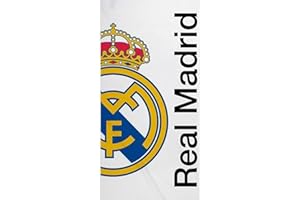 CERDÁ LIFE'S LITTLE MOMENTS Toalla Real Madrid 90x180 diseño oficial con escudo del club y colores emblemáticos - Toalla de playa Real Madrid y baño de gran tamaño ideal para fans del equipo blanco con estilo y comodidad