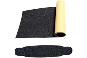 Floatdream Griptape, Papier de Verre pour Skateboard, Revêtement Antidérapant Premium, Haute Résistance au Glissement pour Longboards, Accessoires