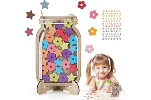 Tabellone Ricompense Bambini, CIYIN Reward Jar With Tokens, Vaso Ricompensa per Comportamento,Barattolo Di Incentivo Comportamentale,Adatto per Insegnanti in Classe,a Casa e a Scuola