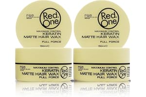 REDONE Red One - Cera per capelli full force arricchita con cheratina effetto matte da 150 ml, confezione da 2 cere.
