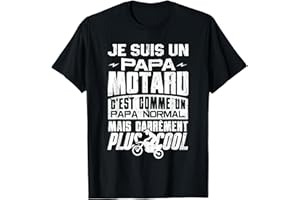 CADEAUX MOTARD HOMMES & T-SHIRT MOTORCYCLE MOTO T-shirt Motard Homme Papa Moto Cadeau Motorcycle Motards T-Shirt