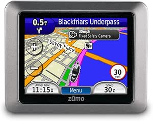 Garmin Zumo 220 3.5" Sat Nav for Motorcycles with UK and Full Europe Maps and Bluetooth
