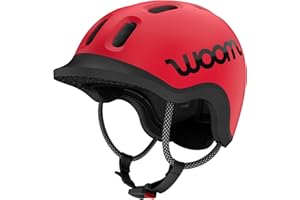 ‎WOOM woom Ready Kids' Helmet, Adjustable Pinch-Free Children's Helmet with Reflective Details for Bicycle Riding, Scooting & Roller Skating, for Girls & Boys (Ages 1-14)