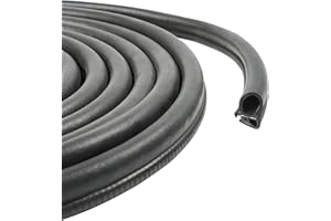 Flaconi Goma Puerta Coche,Universal Junta de Goma para Puerta de Maletero para Coches,Adecuado para Automóviles,Caravanas,Barcos,Vehículos Recreativos,Camiones,Autocaravanas y SUV(6M)
