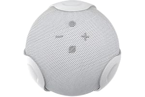 ETESLOT Soporte de Pared para Altavoz Echo Dot4, Soporte de Pared con gestión de Cables Invisible Soporte de Estante de Montaje en Pared Que Ahorra Espacio para Echo Dot 4.ª generación