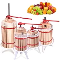 Pressa Per Frutta XINZI 6L Manuale - Per Vino, Succo Di Mele E Bacche Con Rete Di Filtrazione - Foto 4